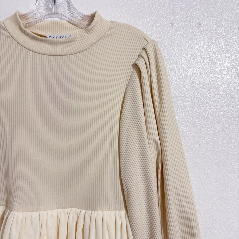 Ivy City Co Cream Midi Dress - Picture 5 of 9